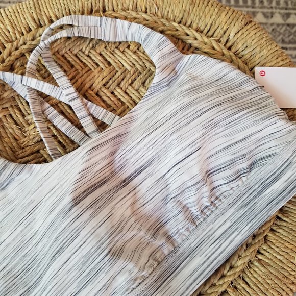 NWT Lululemon Energy Bra Space Dye Camo Gray - Picture 3 of 6